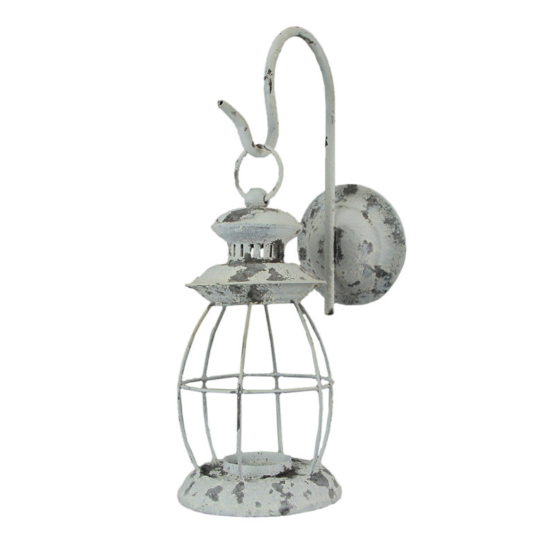 16.25'' H Stainless Steel Wall Votive Holder