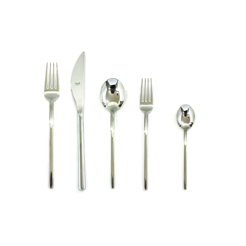 Sveva 5 - Piece Stainless Steel Flatware Set - Service for 1