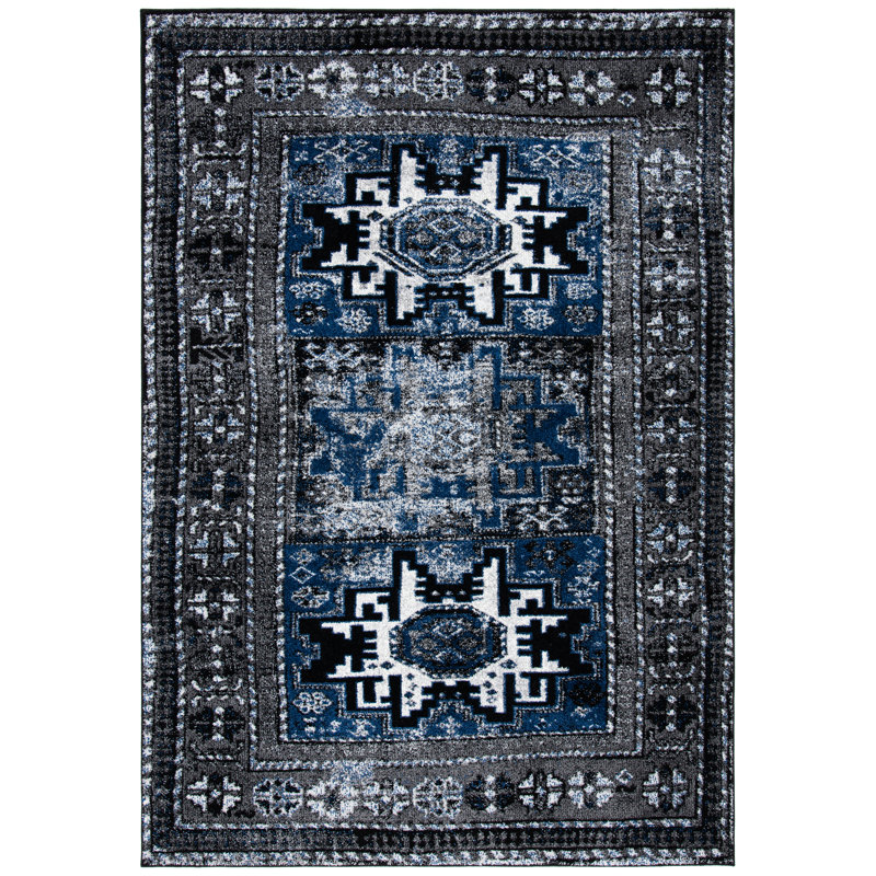 Abbie-Jo Performance Oriental Rug, Rectangle 8' x 10'