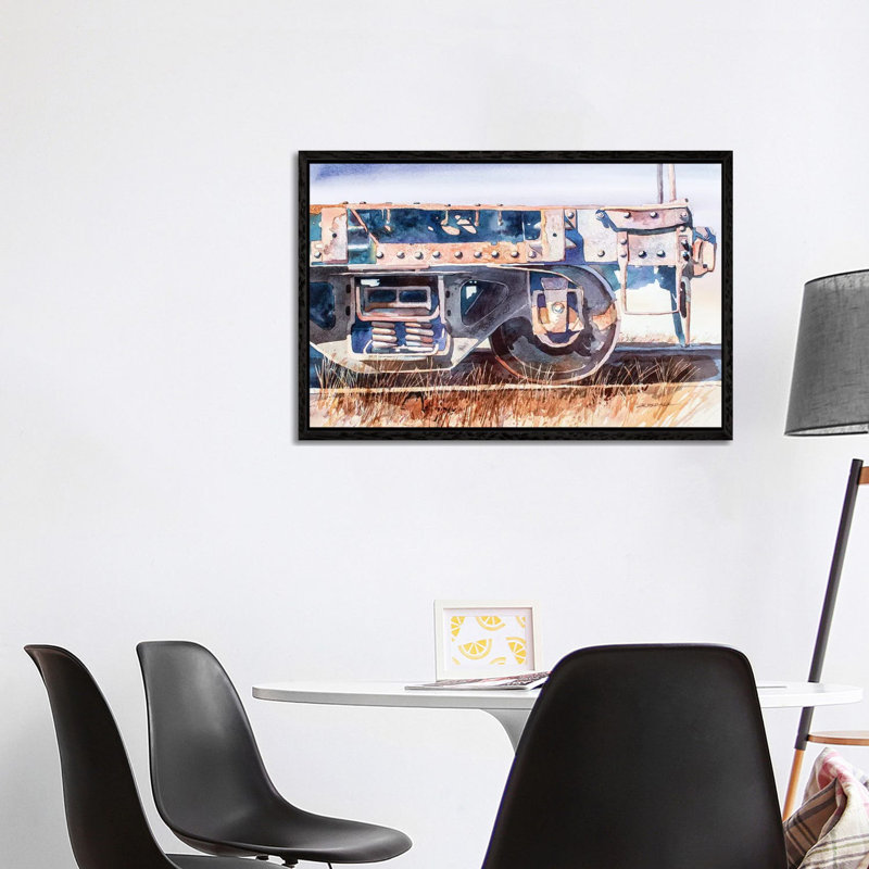 Rusted Relic by Bill Drysdale - Floater Frame Gallery-Wrapped Canvas Giclée on Canvas, Black Framed