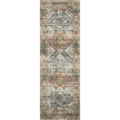 Gelo Oriental Apricot/Mist Area Rug