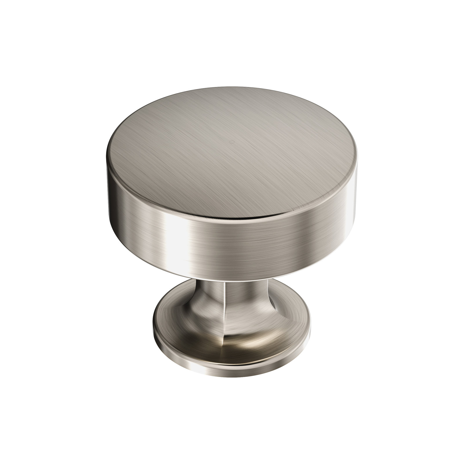 Everett Cabinet Knob, Satin Nickel, 1.3125"