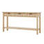 Table d'entrée en placage avec façades en nid d'abeille, console moderne élégante à 3 tiroirs-501049494