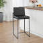 Tabouret de bar et de comptoir à dossier haut Ernestine-357438164-317451172-357438165