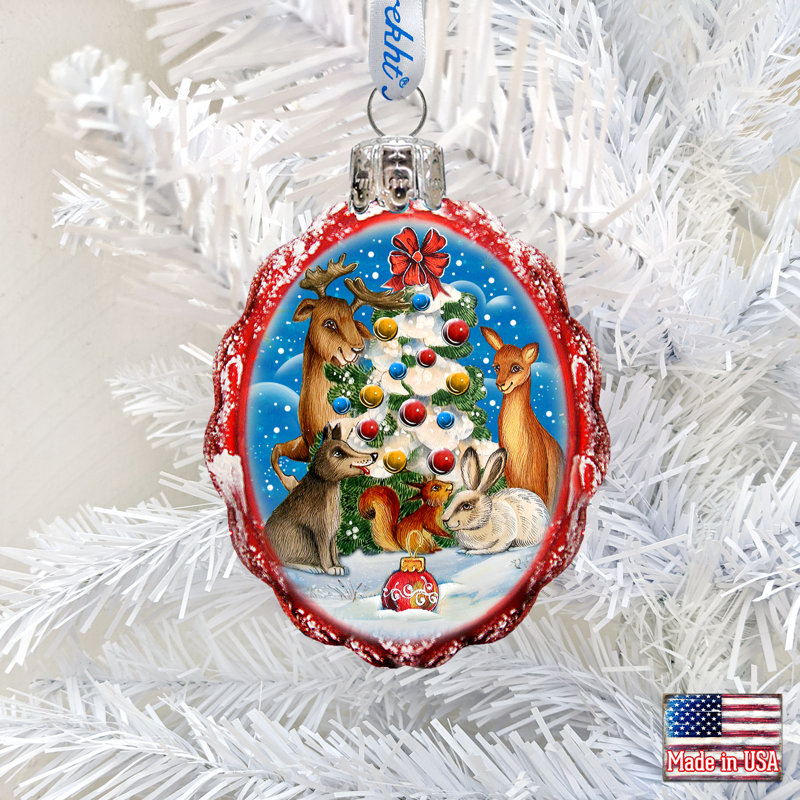 Martinelli 3'' Handmade Glass Holiday Shaped Ornament