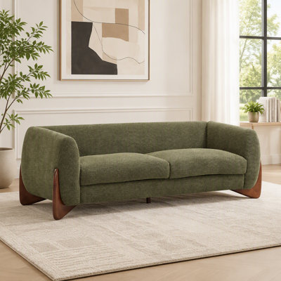 Boucle Sherpa Sofa For Living Room