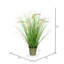 Herbe verte et quenouilles artificielles en pot-1319455973