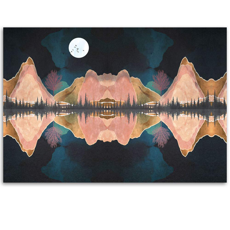 Nature Landscape Paintable Wall Mural, 66" L x 96" W