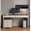 Bureau en bois massif italien avec armoire à tiroirs Italian Minimalist-110826161