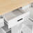 Multi-Functional Storage Sideboard, Trash Can Storage, Sliding Door Cabinet & 3-Tier Spice Rack,Kitchen Island Table For Kitchen, Dining Room (White)-1676578239