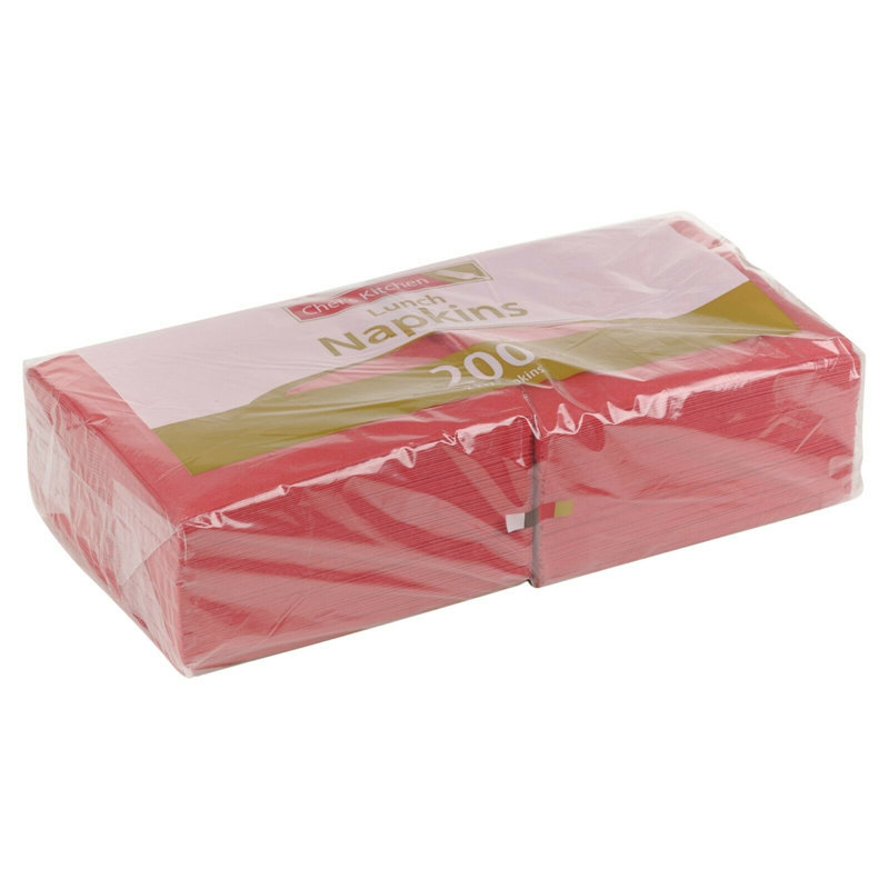 Tork Paper Solid Colour Round Napkin, Red