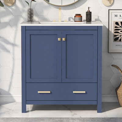 Meuble-lavabo simple avec plateau Hymir 30,01