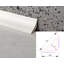 Moulure d'angle auto-adhésive flexible, flexible et auto-adhésive pour plafond, dosseret, rebord de carrelage, comptoir, plinthe, comptoir, plancher et plus, blanc, 20 pieds