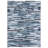 Blue Machine Washable Modern Geometric Soft Non-slip Foldable Area Rug-709858100