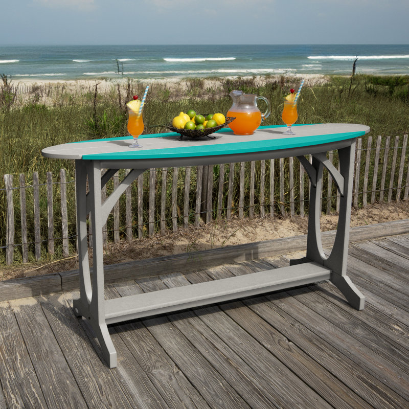 Shoreline 3-Piece Bar Height Balcony Set, Cove Gray/Seaglass Blue