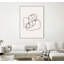 Simple Lines' Framed Canvas-1182161374