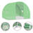 Greenhouse Green Polyethylene Mesh Fabric with Galvanized Steel Frame Medium Outdoor Plant House-123384057-123384061