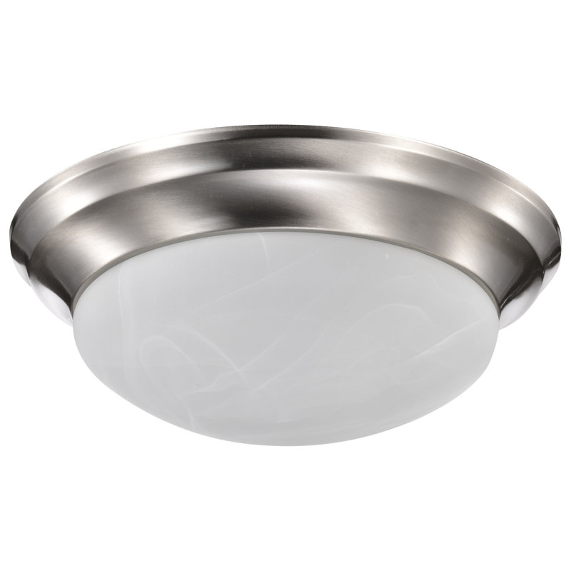 Deise Glass Flush Mount, 5.5" H x 14" W / No