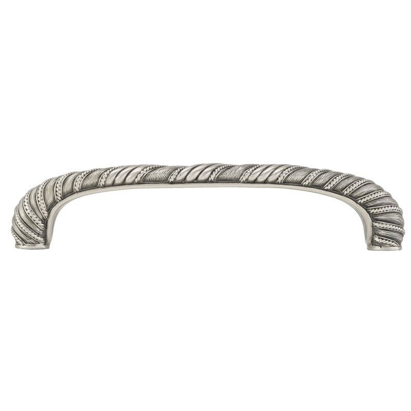 EDGAR BEREBI WALDORF 5 INCH CENTER TO CENTER PULL IN BURNISHED PEWTER FINISH