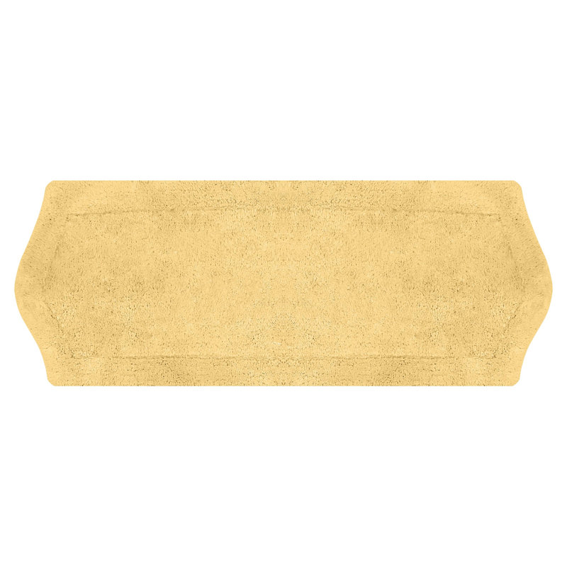 Morissette Bath Rug, 22" W x 60" L, Yellow