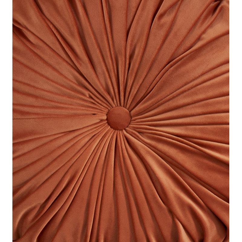 Madison Pintucked Throw Pillow Cover & Insert, Rust