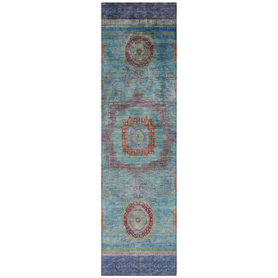 Machine Washable Indoor/Outdoor Jacobus ACN2159 Global Rug
