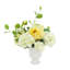 Peonies and Hydrangeas Arranged in Ceramic Vase