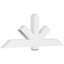 Support de pignon en PVC de qualité architecturale Kennewick-44774083-44774353