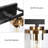 Marrina 3-Light Dimmable Black/Gold Bathroom Vanity Light-819555091