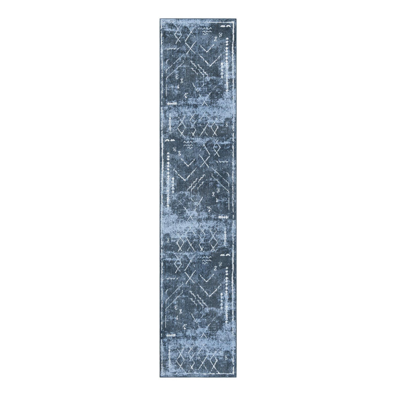 Eudora Geometric Indoor Rug, Runner 2'7" x 12'