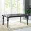 Table de salle à manger de style traditionnel - Finition noire
