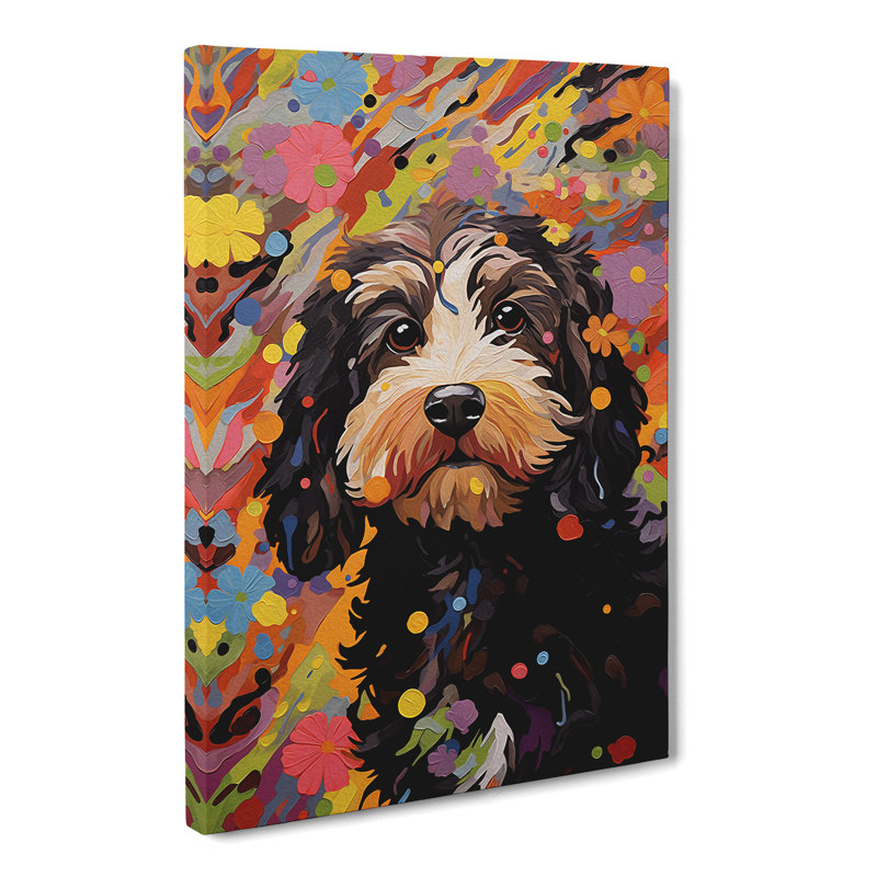 Cockapoo Modern - Wrapped Canvas, 60cm H x 40cm W x 3cm D