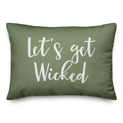  Coussin Let's Get Wicked