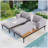 Cherron Outdoor Chaise Lounge , Cushion Included-496692076-496692077