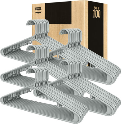Plastic Non-Slip Standard Hanger for Suit/Coat