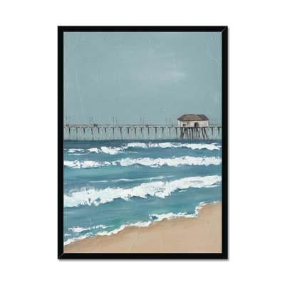 Fishing Pier Diptych II - Painting