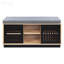 Banc de rangement rembourré en tissu Werbel