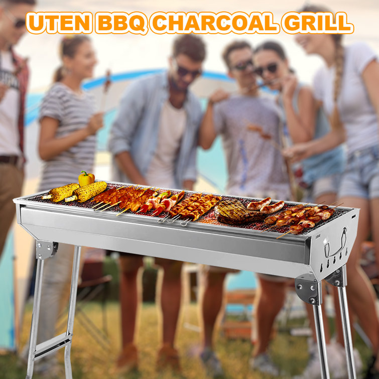 Mini Portable Charcoal Grill Review~Uten Portable BBQ Grill 