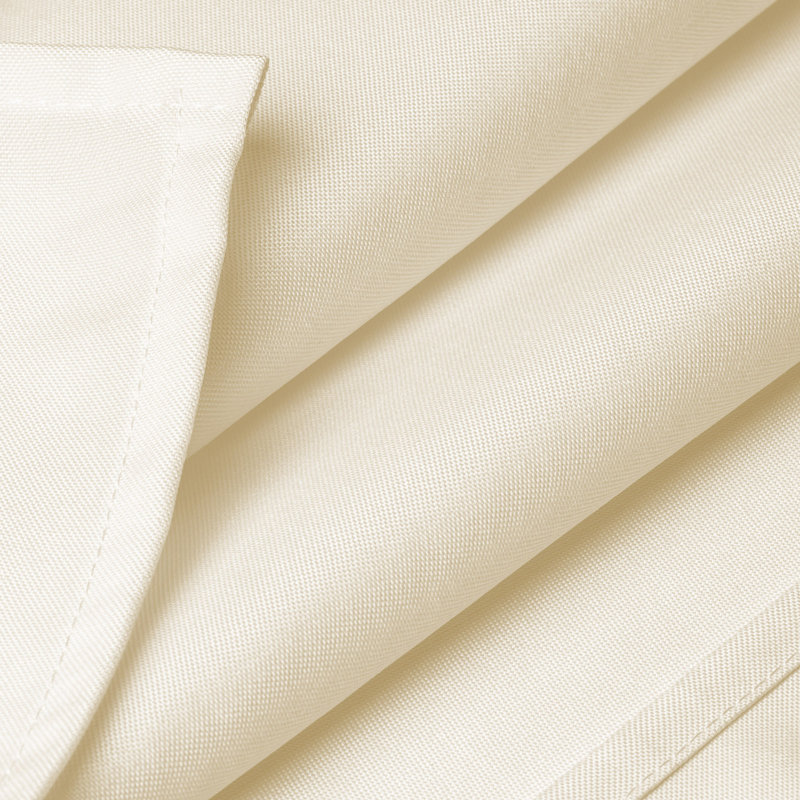 54" Square Solid Color Tablecloths, Ivory