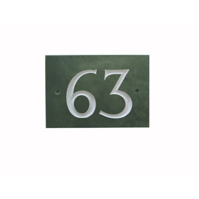 Odacia 10cm H Stone House Number