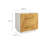 Abel 2-Drawer Burl Wood Nightstand In White Bleached Burl