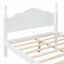 Ensemble de chambre à coucher 3 pièces, lit plateforme en bois et deux tables de chevet-1035574508-1035574509
