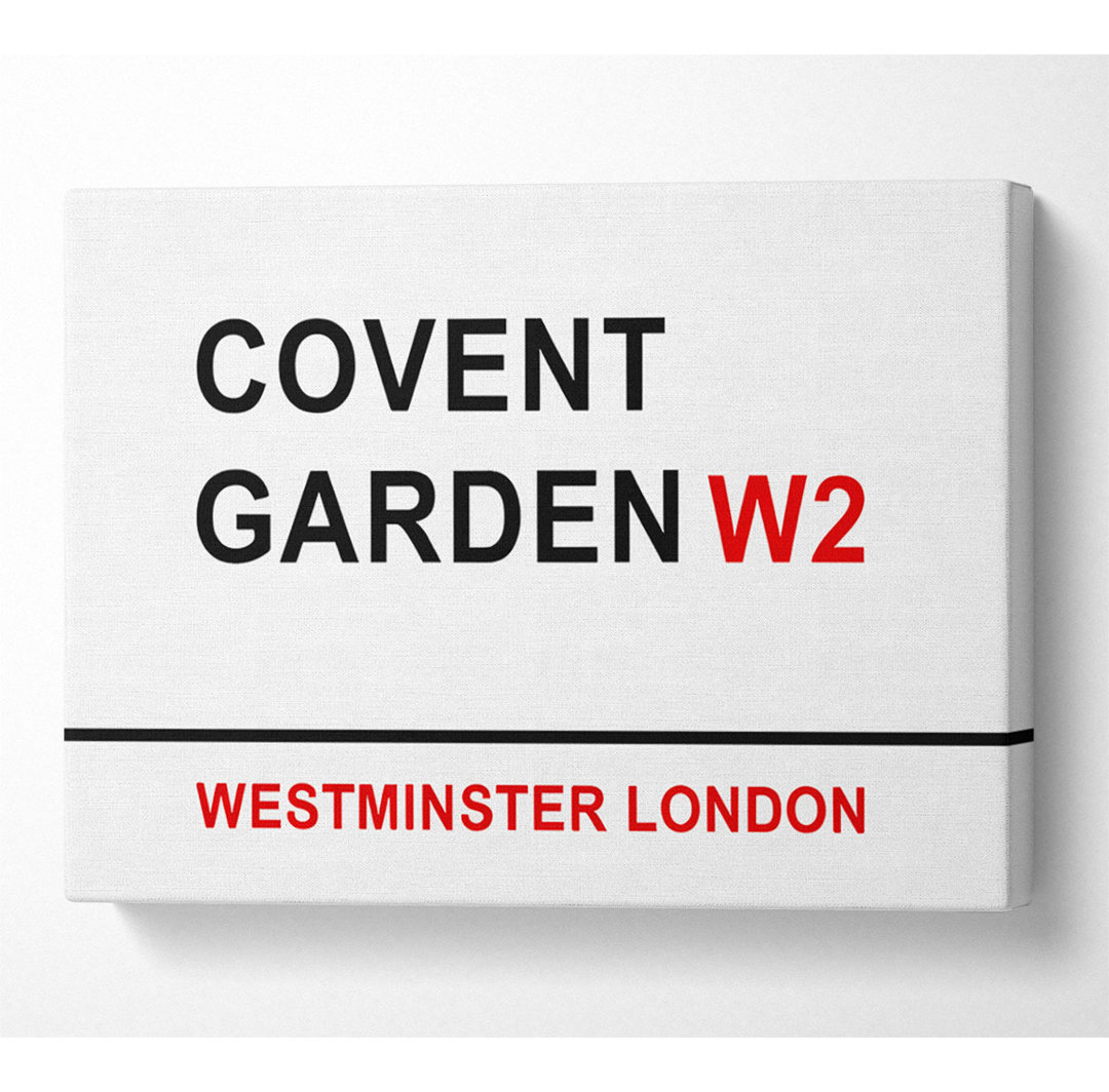 Covent Garden Signs - Kunstdrucke auf Leinwand - Wrapped Canvas