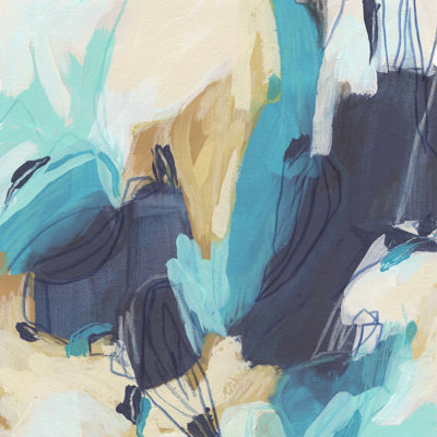 Blue Hive II by June Erica Vess - Wrapped Canvas Painting