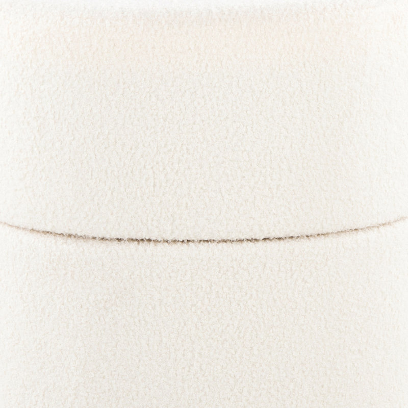 Pivotant de 18 po en tissu crème, aspect contemporain, revêtement élégant, mousse confortable, fonctionnel, multi-usage, intérieur seulement, capacité de 250 lb, aucun assemblage requis, style, rembourrage en mousse confortable, but,