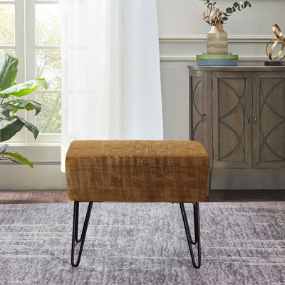 Alegre Velvet Ottoman