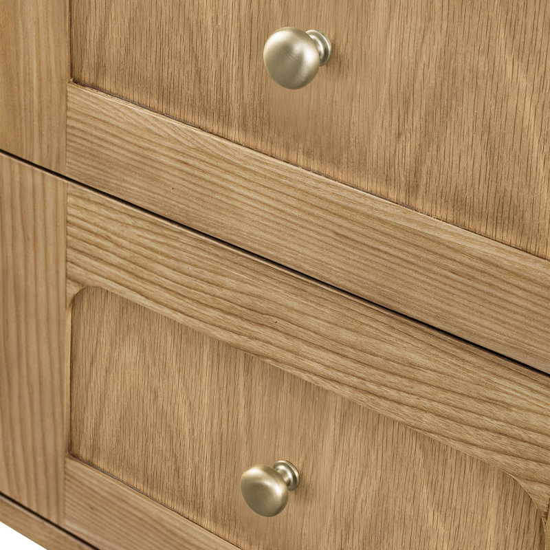 Laurent 48'' W Single Vanity, Parisien Bleu, 8" Widespread, Honey Brown