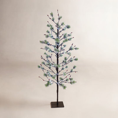 3' Pre-Lit Tropical Artificial Christmas Tree