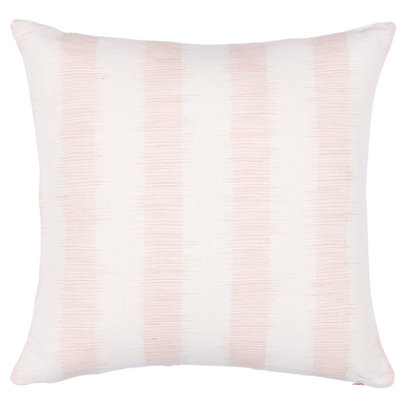 Attleboro Ikat Pillow, 18" x 18", Blush