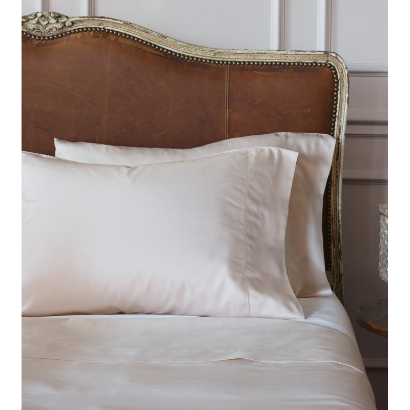 Roma Luxe Sheet Set, White, Full Sheet Set + 2 Pillowcases